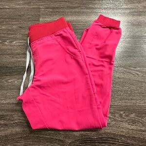 Figs Shocking Pink Zamora Joggers